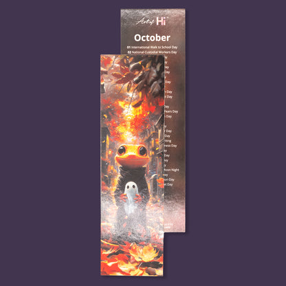 Monthly Calendar Bookmarks - Cute Characters