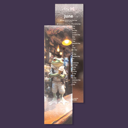 Monthly Calendar Bookmarks - Cute Characters