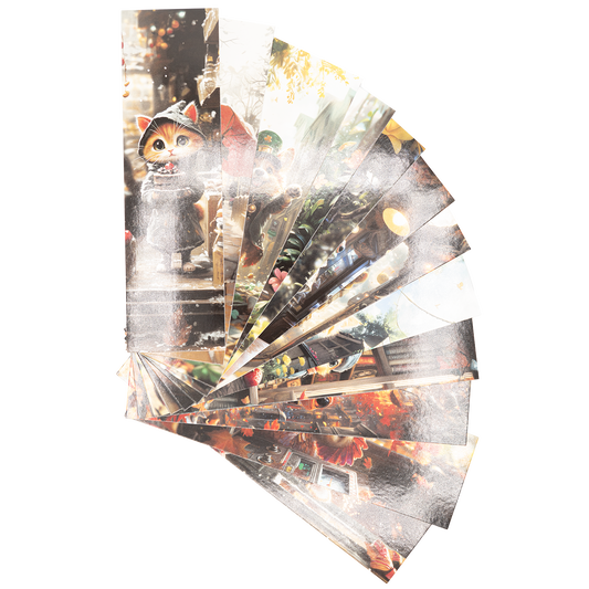 Monthly Calendar Bookmarks - Cute Characters